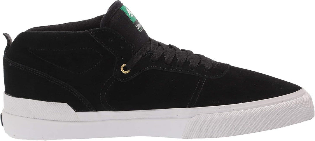 Emerica Herren Pillar Skate-Schuh 41 EU Schwarz Weiss Goldfarben, 41 EU Schwarz Wei&#xDF; Goldfarben