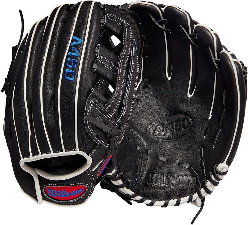 Wilson 2022 A450 Advisory Staff Baseballhandschuh Serie Linke Hand Wurf 30,5 cm (12 Zoll) Outfield B