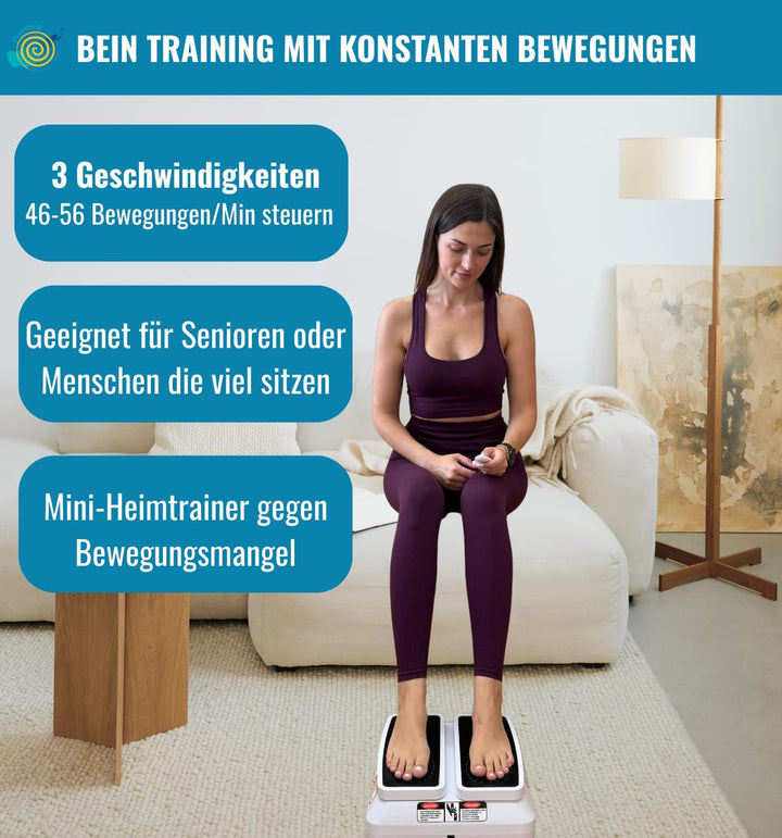 Bioenergiser Leg Exerciser Beinschwinggerät für passive Bewegungen der Beine Legex pro, 3 Geschwindi