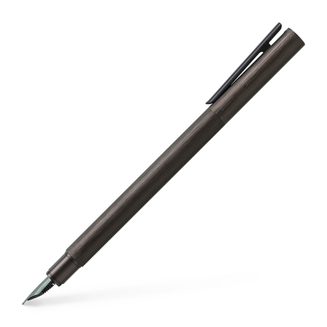 Faber-Castell 146253 - Füller Neo Slim Aluminium, Federbreite B, gunmetal Federbreite B gunmetal, Fe