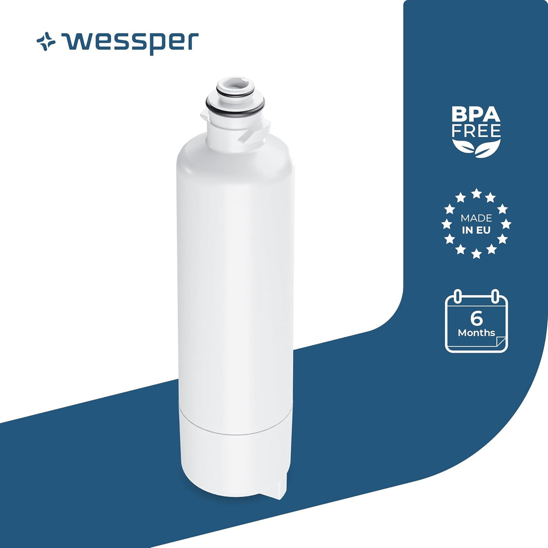 Wessper Wasserfilter für Kühlschrank, Ersatz Wasser Filter Ultra Clarity Pro 11032518, 11025825, Kom