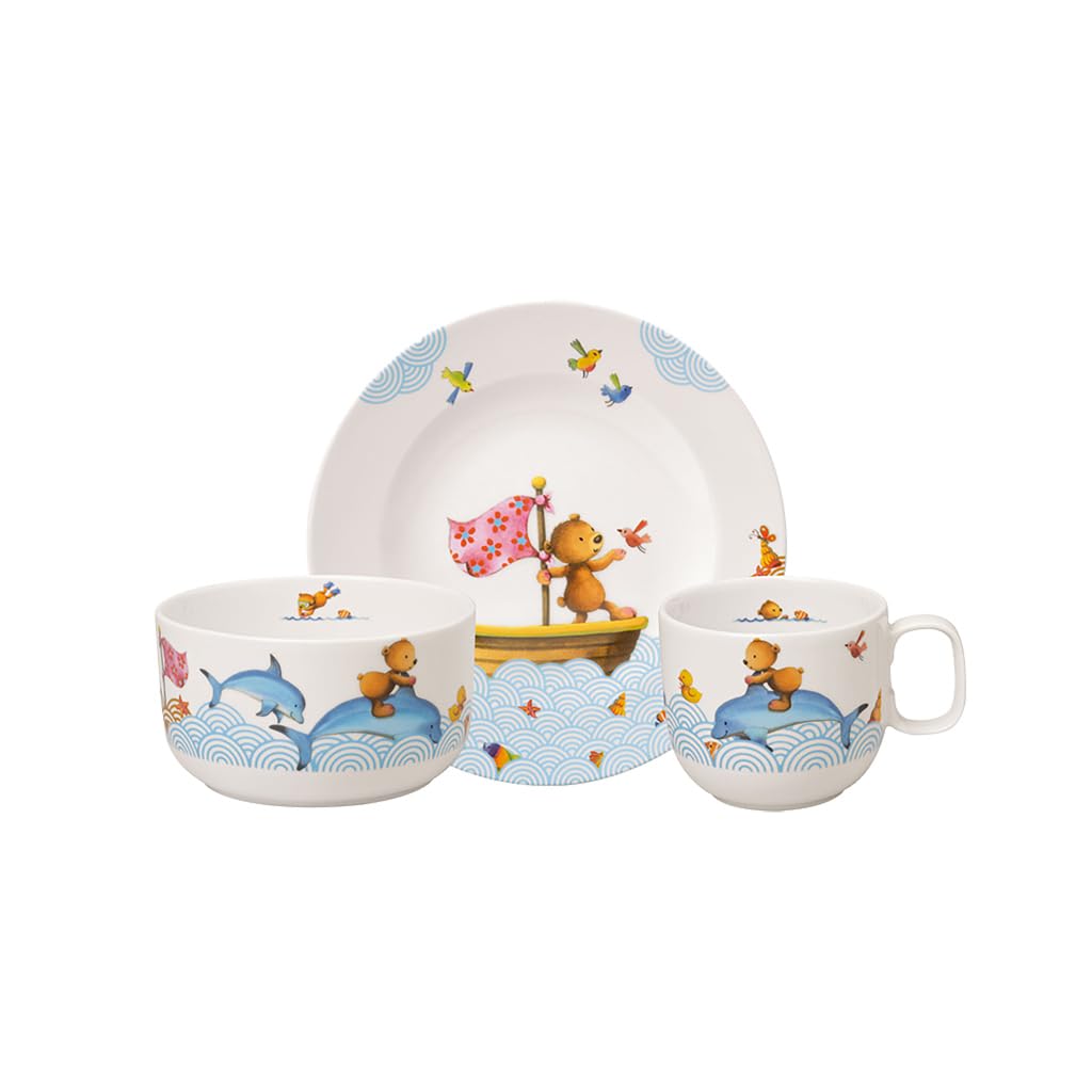 3-tlg. Kindergeschirr Set HAPPY AS A BEAR Villeroy & Boch