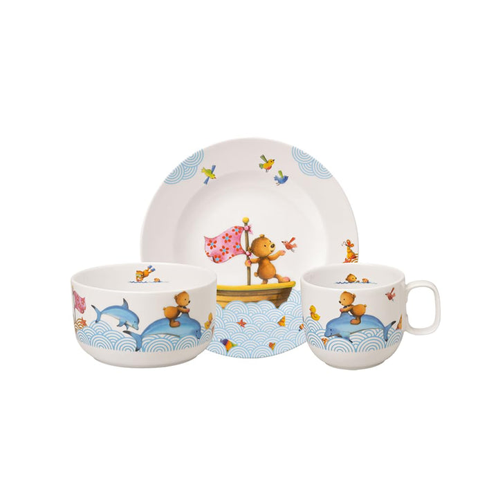 3-tlg. Kindergeschirr Set HAPPY AS A BEAR Villeroy & Boch