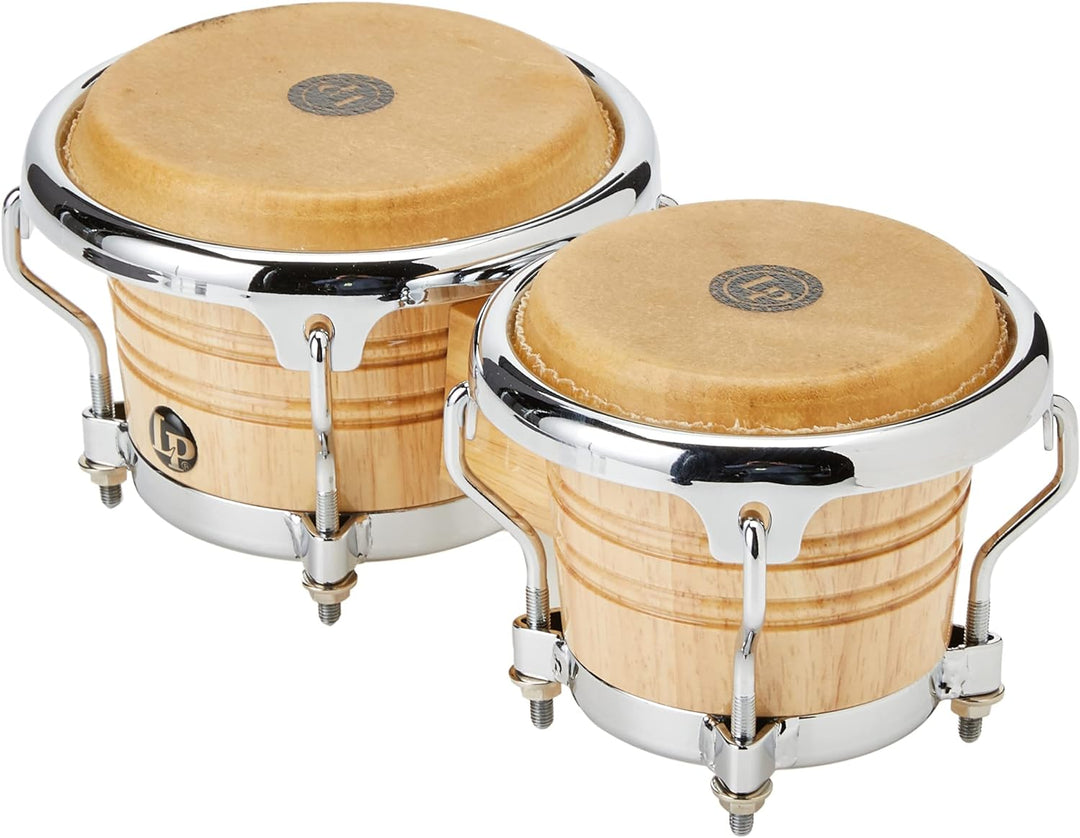 LP Latin Percussion Bongo Mini Tunable Santana LPM200-AW stimmbar Natur, Natur
