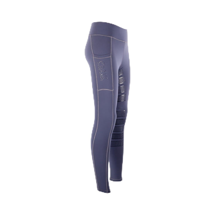 AK Wintex Reithose zum Überziehen, hohe Taille, Winter-Leggings, Vollbesatz, Silikongriff XS Anthraz