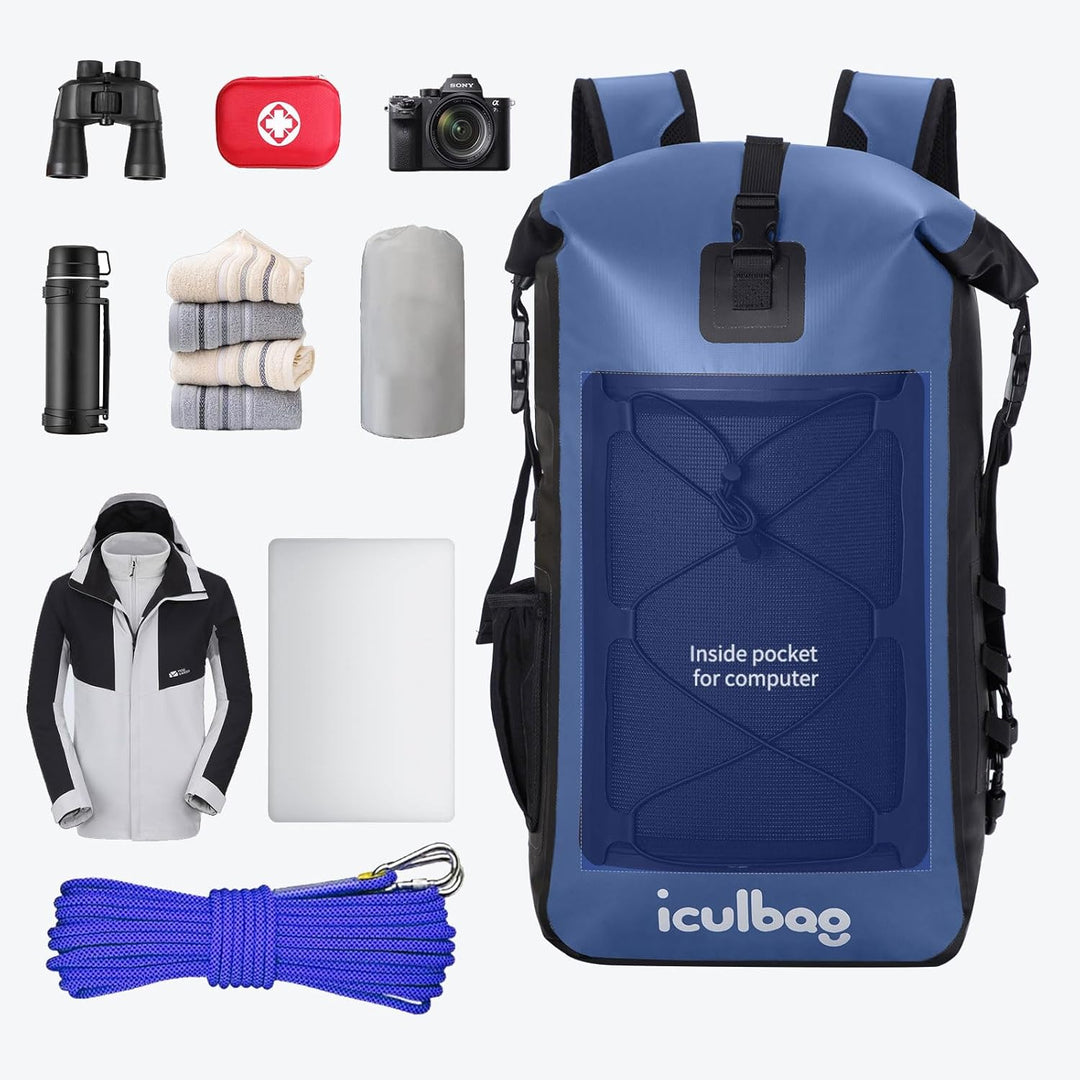 Wasserfester Rucksack 30L/40l wasserdichte Taschen FüR Boote Strand Gadget BootszubehöR Dry Bag Wass