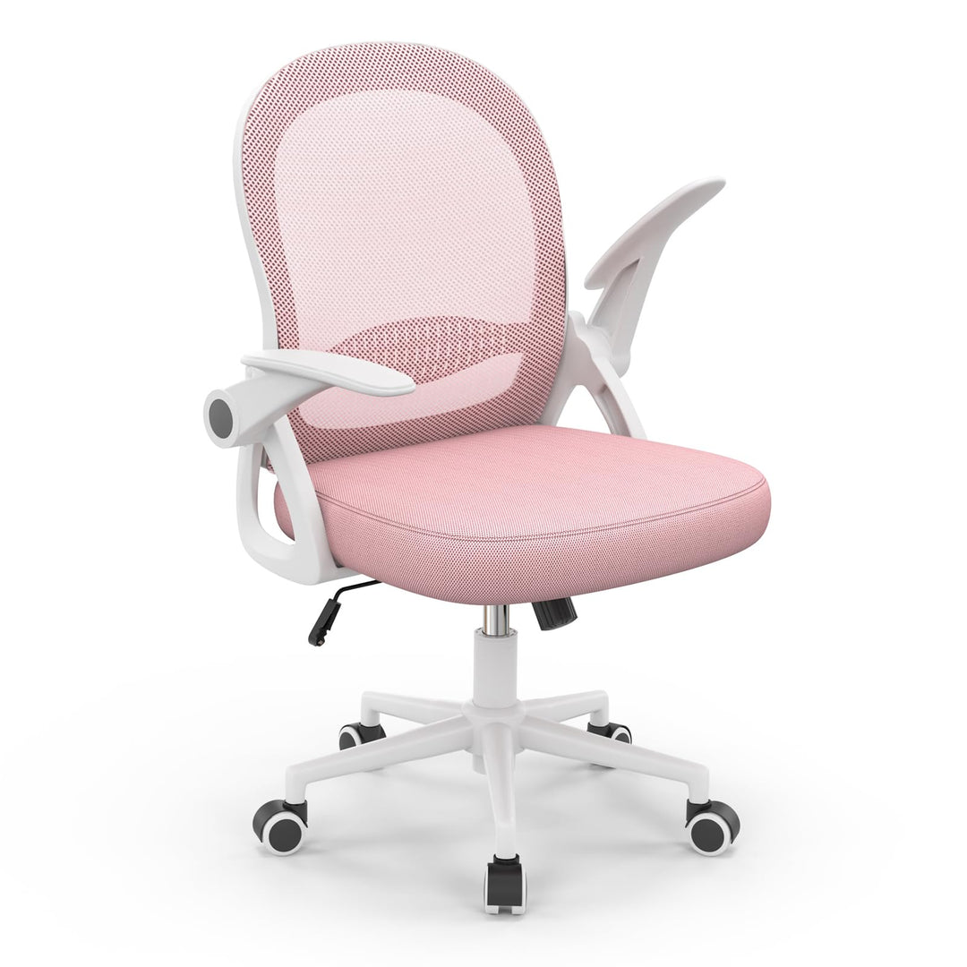naspaluro Bürostuhl, Ergonomischer Schreibtischstuhl mit Atmungsaktiv Netzbespannung, Hochklappbare