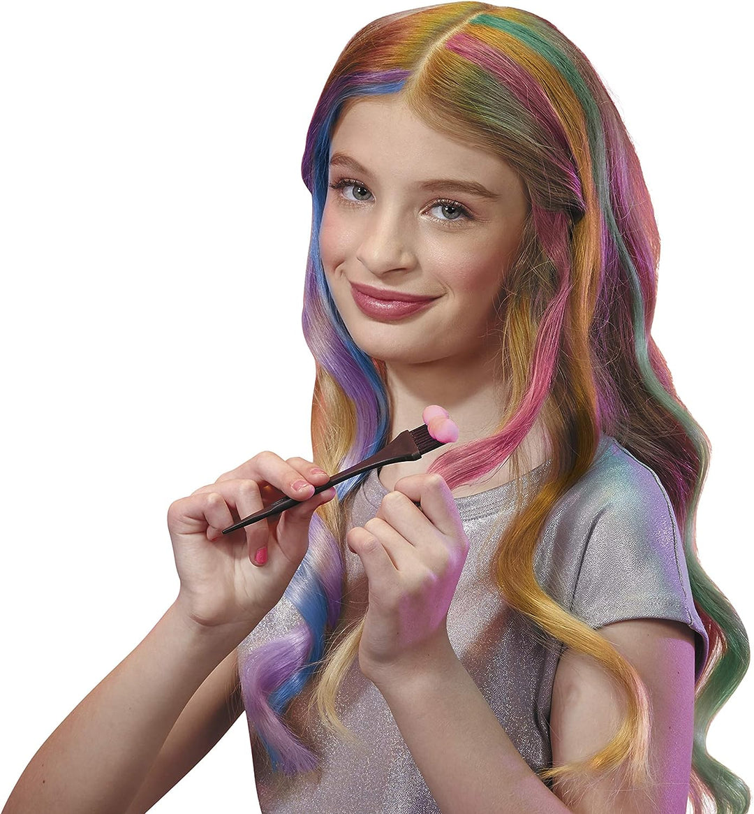 Rainbow High 567448E7C Salon Playset, Frisörsalon mit Salon-Stuhl mit Wasserfunktion und über 20 wei