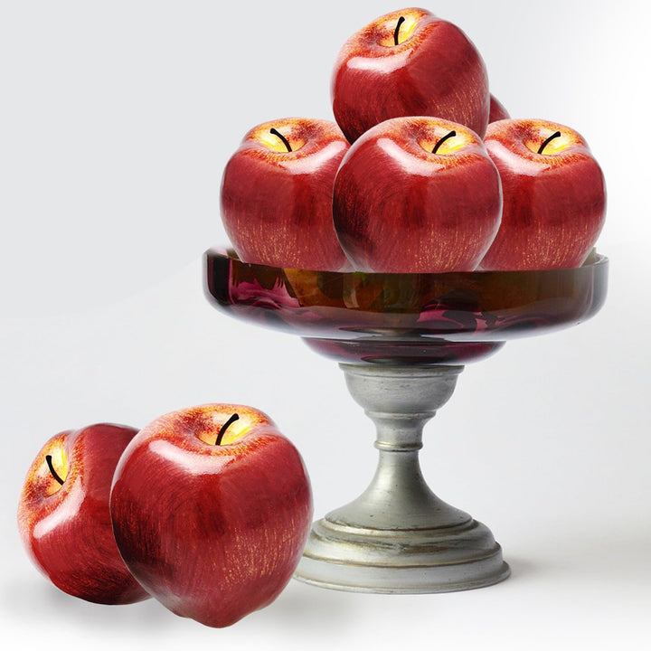 Tuxiaobu Künstliche Früchte Rot Delicious Apfel Deko Obst, Kunst Faux Äpfel Zuhause Küche Dekor Tisc