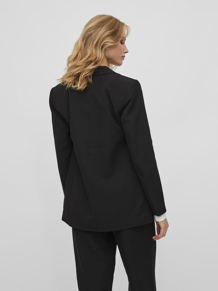 Vila Damen Vikamma Loose Noos Blazer 34 Schwarz, 34 Schwarz