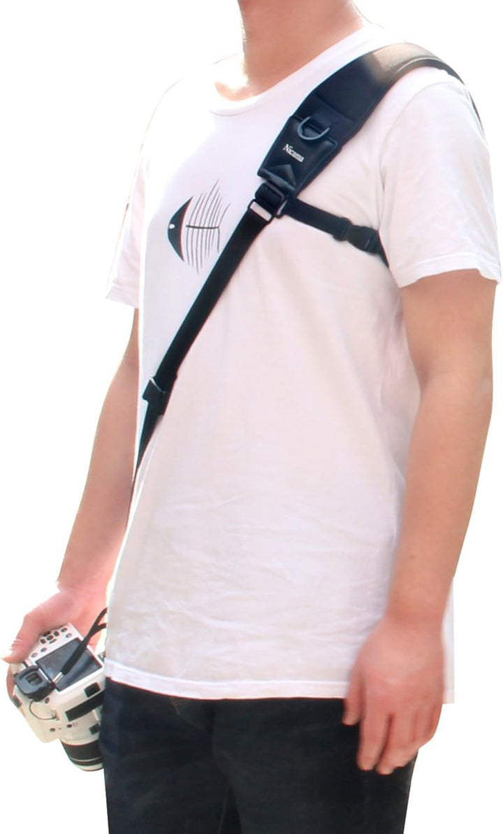Nicama NC-VEST Kameragurt Für 2 Kamera, Doppel Kamera Tragegurt Weste Dual Tragend Fotograf Schulter