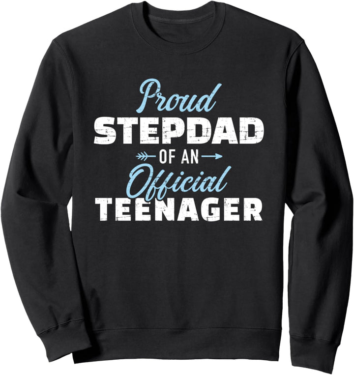 Stolzer Stiefpapa Teenager 13. Geburtstag Sweatshirt