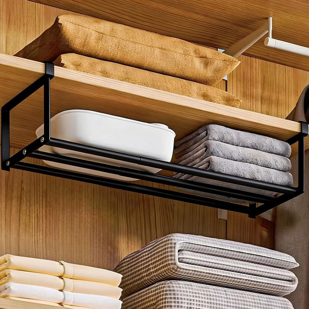 Hängendes Schuhregal Organizer Im Schrank, Erweiterbar Schrankregal, Verstellbarer 40-70cm, Schuhorg