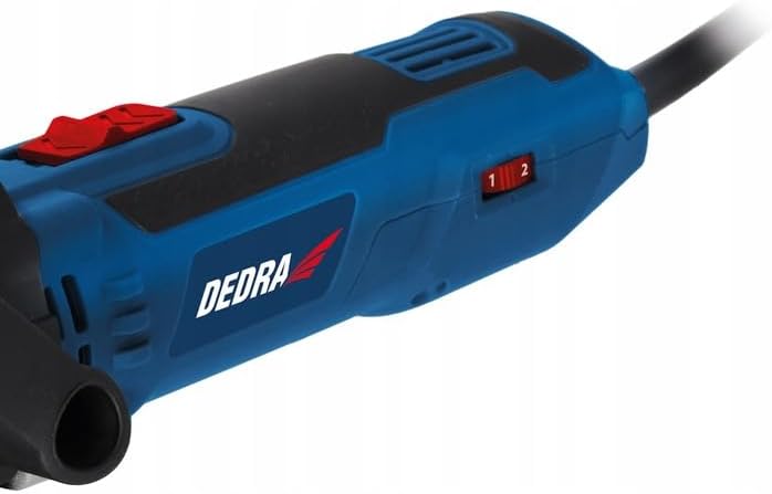 DEDRA Exzenter-Poliermaschine 700W, zwei Polierscheiben 75Ø/125Ø mm, Drehzahl 2000-6400 U/min, Sanft