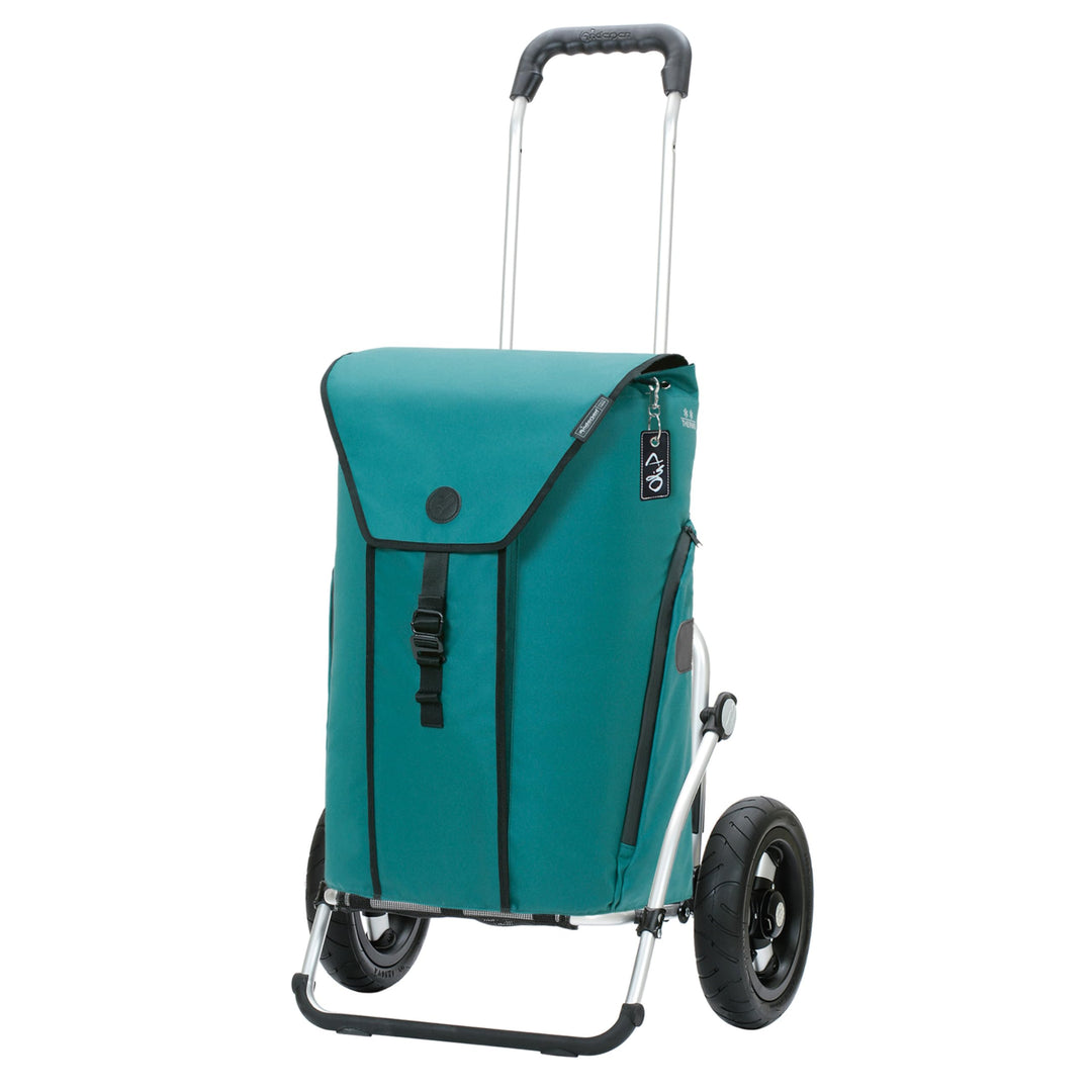 ANDERSEN Einkaufstrolley - Royal Shopper Oli.P 3.0 Petrol 50 L Einkaufswagen, hochwertig, Rucksack,