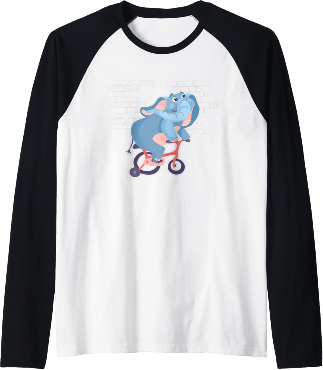 Elefant Fahrrad Dickhäuter Elephant - Rüssel Elefant Raglan