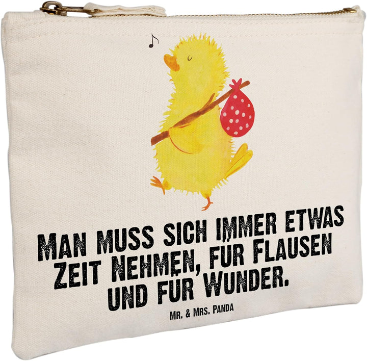 Mr. & Mrs. Panda Kulturtasche Küken Wander Grösse XL Grosse - Geschenk, Schminktasche, Make-Up Tasch