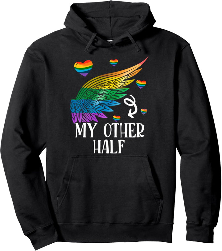 LGBTQ Lesben Schwul Bi Pärchen Parter Pride Regenbogen Pullover Hoodie