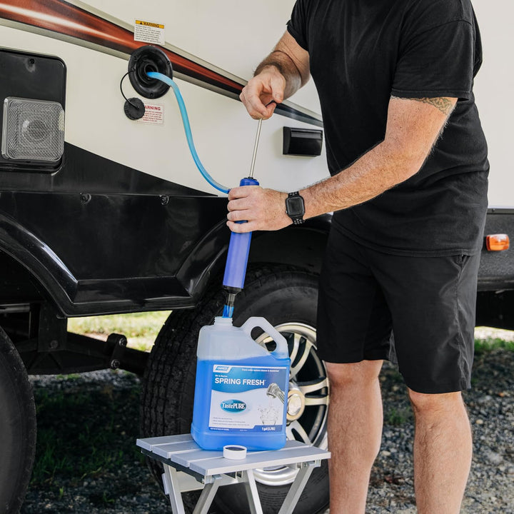 Camco Wohnmobil-Frostschutz-Handpumpen-Set – Wohnmobil-Winterisierungsset – schützt die Sanitärinsta
