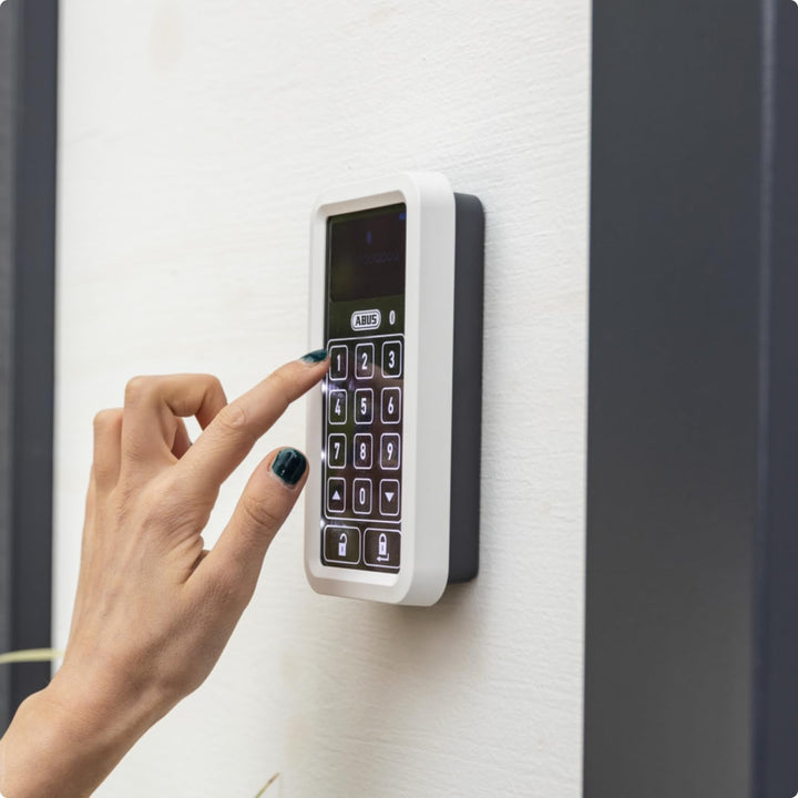 ABUS HomeTec Pro Bluetooth-Tastatur CFT3100 - Codeeingabe Zum Ã–ffnen Der Haustür - Für Den HomeTec