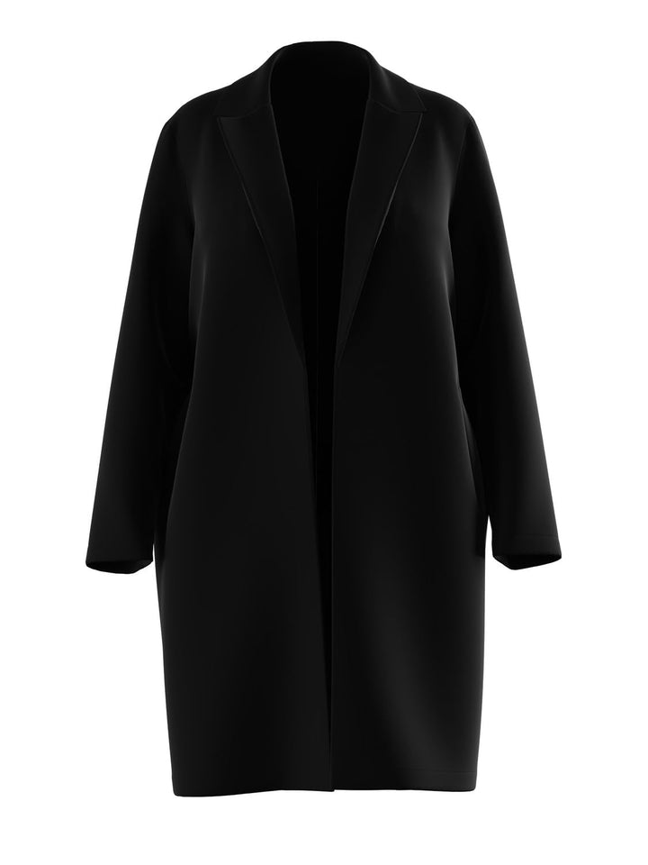 PIECES Damen Pcnula Ls Blazer Noos Qx 44 Grosse Grössen Schwarz, 44 Grosse Grössen Schwarz