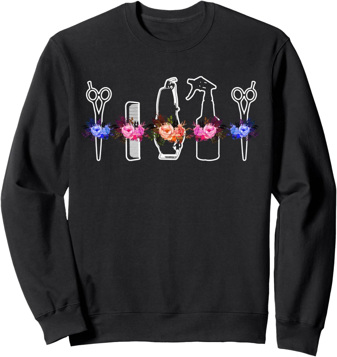 Friseur Barbier Vintage Lustig Geschenk Sweatshirt