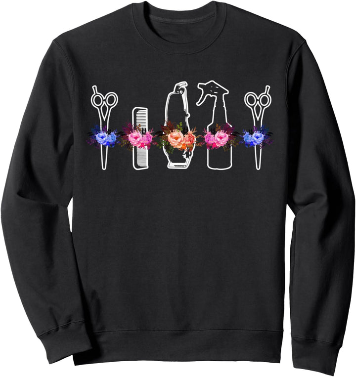 Friseur Barbier Vintage Lustig Geschenk Sweatshirt