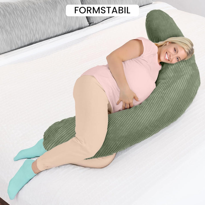 Amilian Stillkissen XXL 170 cm – Seitenschläferkissen für Schwangerschaft &amp; Stillzeit – Lagerungskis