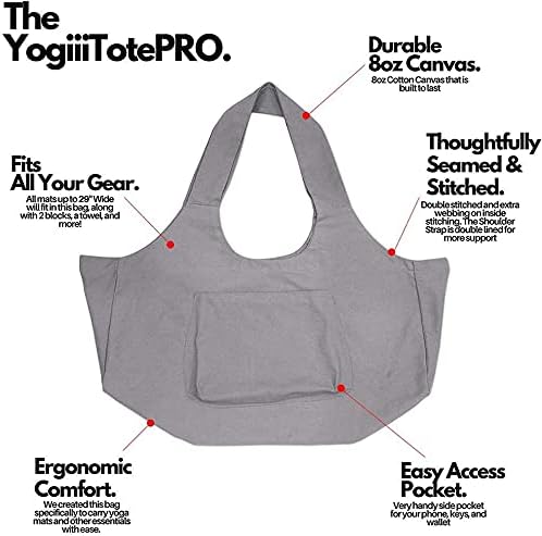 Namvo Grosse Tasche für Yogamatte, Mehrzweck-Turnbeutel, Yogamatte, Tragetasche, Tragetasche mit Sei