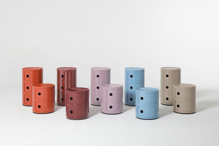 Kartell Componibili, Container 3-fächer, Malve 3-fächer Malve, 3-fächer Malve