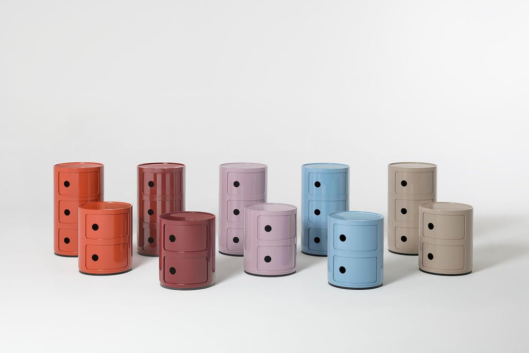 Kartell Componibili, Container 2-fächer, Malve 2-fächer Malve, 2-fächer Malve