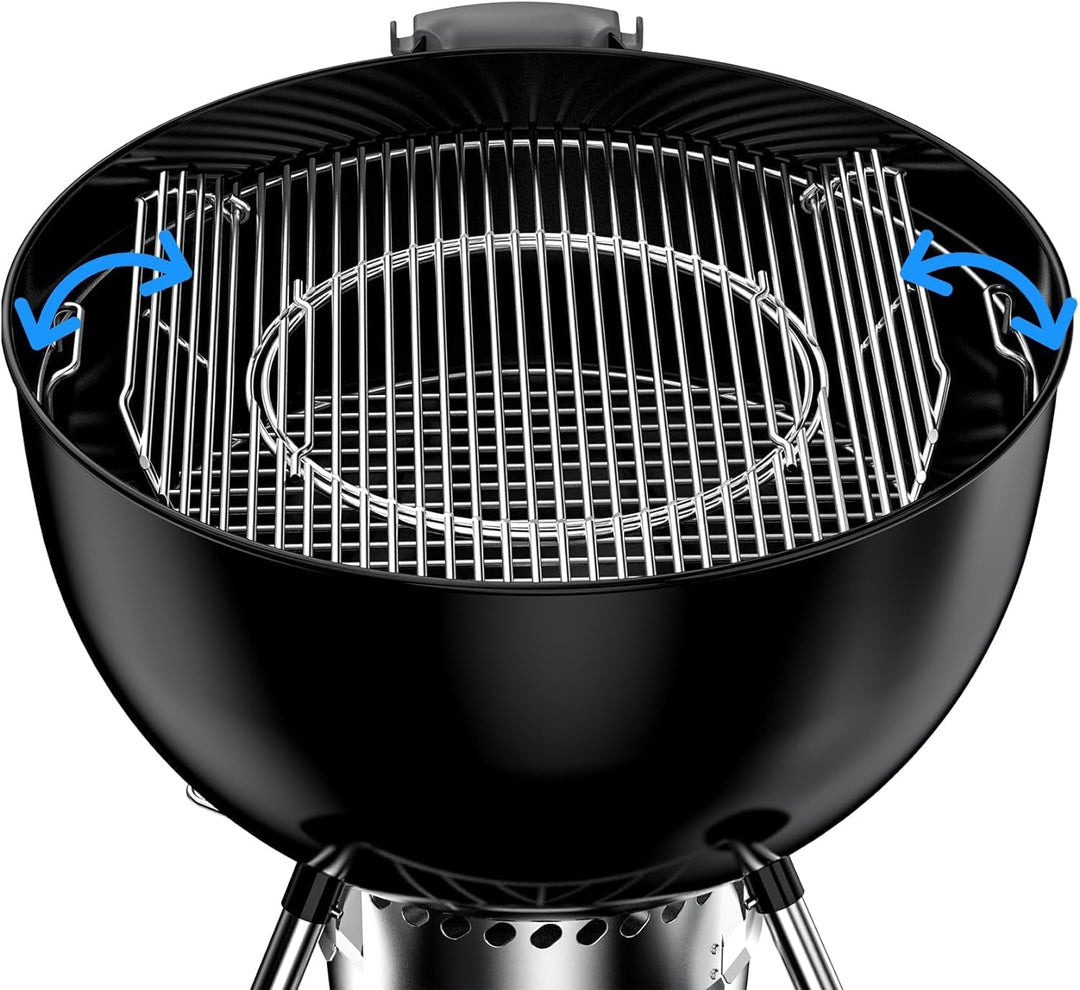 8835 Oberer Kochrost Fit Weber 57cm Holzkohlegrills, Abnehmbarer Grillrost Ersatz für Weber Kohlegri