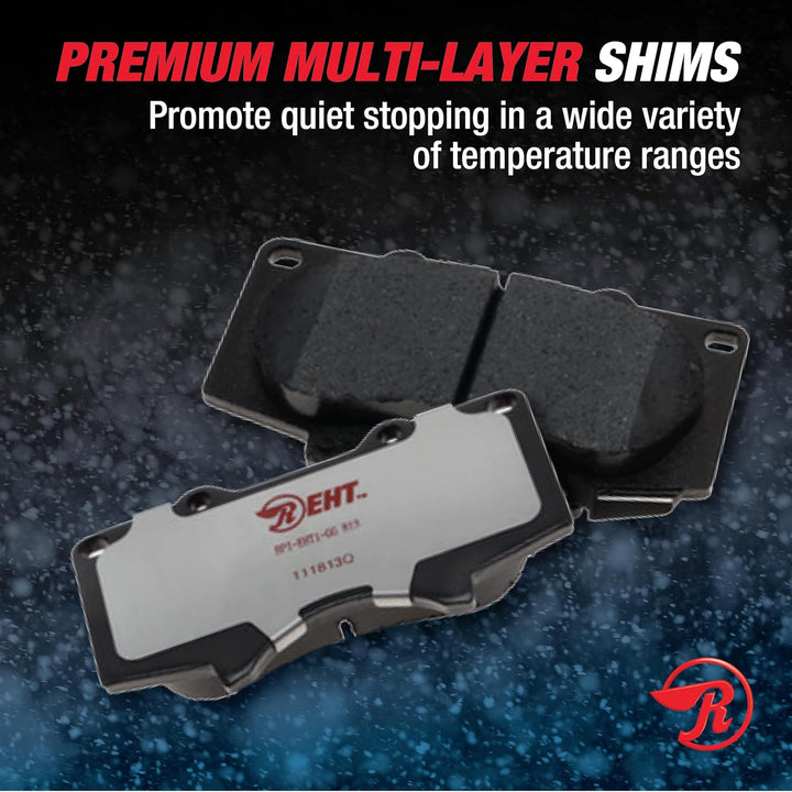 Premium Raybestos Element3 EHT™ Ersatz-Bremsbelagsatz hinten für Select Lexus ES300/ES330 und Toyota