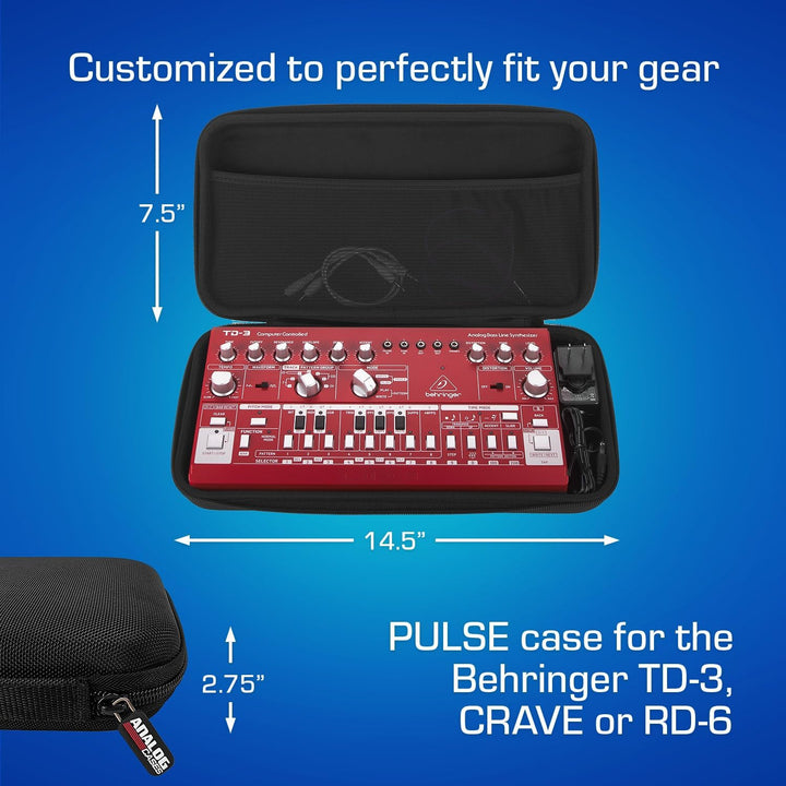 ANALOG CASES Pulse - CASE (CASE) for BEHRINGER TD-3 / Crave/RD-6