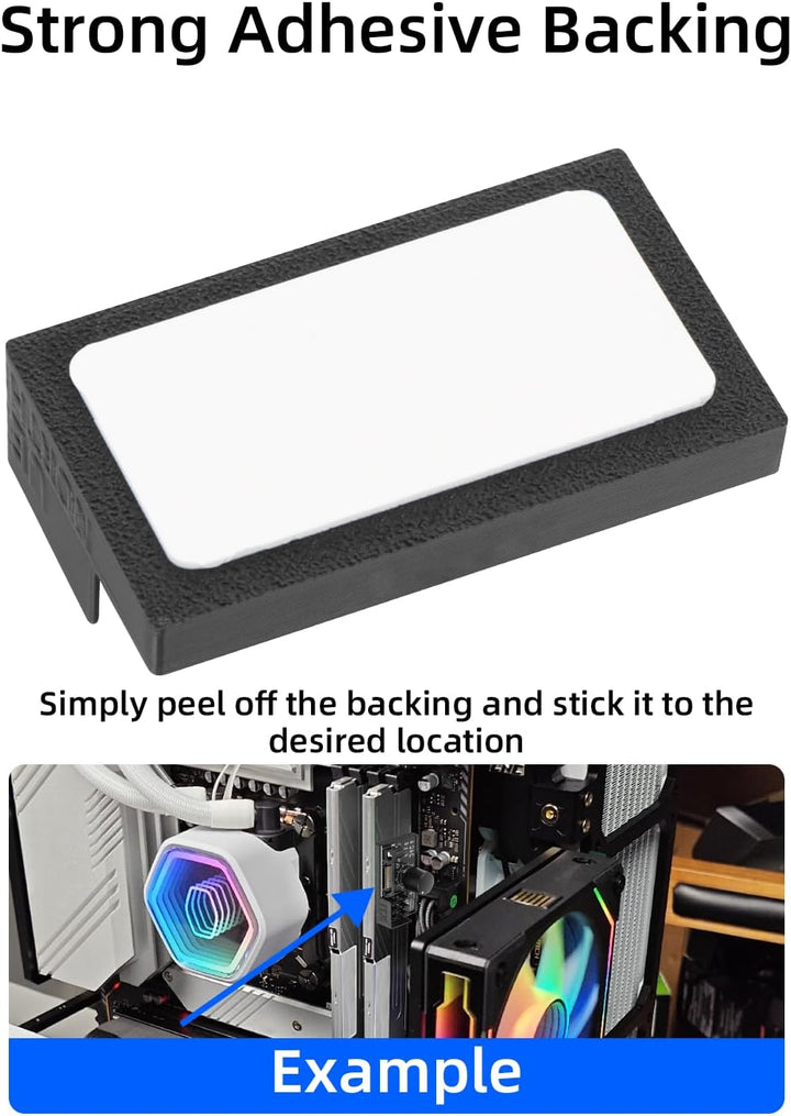 RIIEYOCA 12V 4-Pin PWM PC-Lüftersteuerung, PC-Lüfter-Adapter-Hub mit 6-fach 4-Pin Anschlüssen, Lüfte