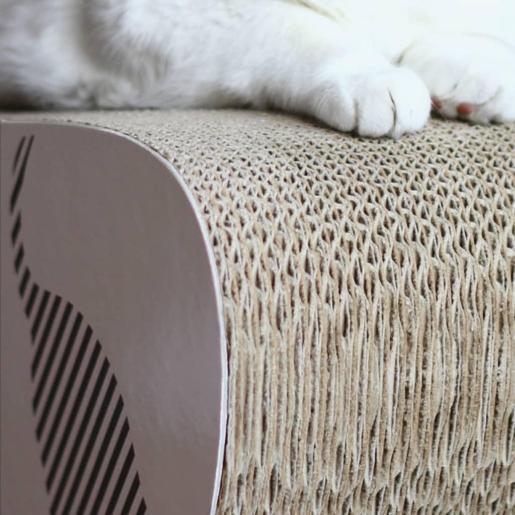 myKotty Stabile Kratzbank VIGO – Robustes Kratzmöbel für anspruchsvolle Katzen – Perfekt für Spielen