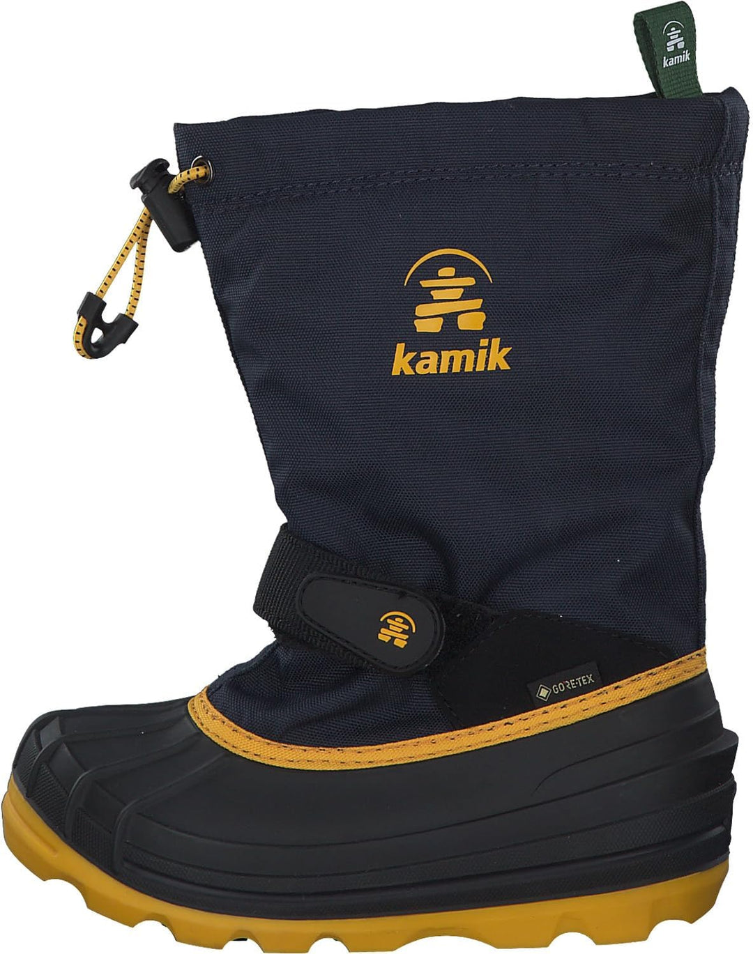 Kamik Unisex Kinder Waterbug8g Winterstiefel Blau Navy Citrus Nav 36 EU, Blau Navy Citrus Nav 36 EU