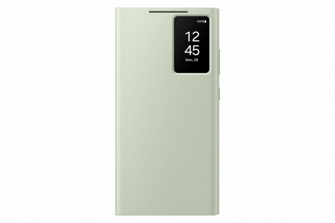 Samsung Smart View Wallet Smartphone Case EF-ZS928 für Galaxy S24 Ultra, Handy-Hülle, Kartenfach, Si