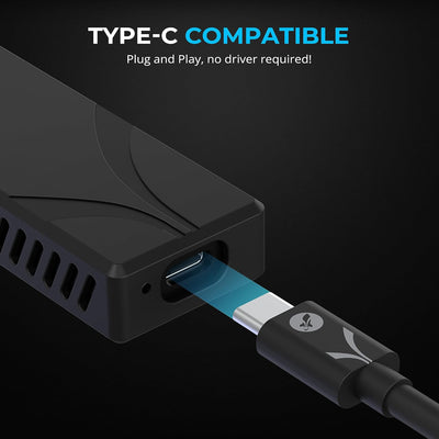 SABRENT Thunderbolt 3 Portable SSD 1TB, Festplatte extern NVMe, USB 3.2 Gen 2, 2700 MBps Lesen, USB