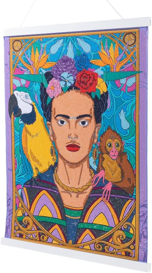 CRYSTAL ART - Frida Kahlo, 40x50cm Scroll, CAS-31FRK908L