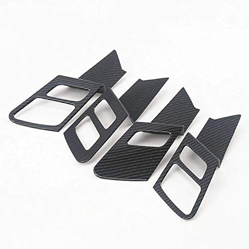 FFZ Parts Türgriff Schalen Lautsprecher Blende Abdeckung Rahmen Carbon Optik Passend Für Q5 SQ5 FY A