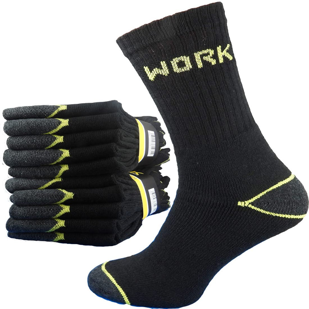 Dunkelstein 5 | 10 | 20 Paar Herren Arbeitssocken 43-46/39-42 Baumwolle Herren Arbeit Worksocken Soc