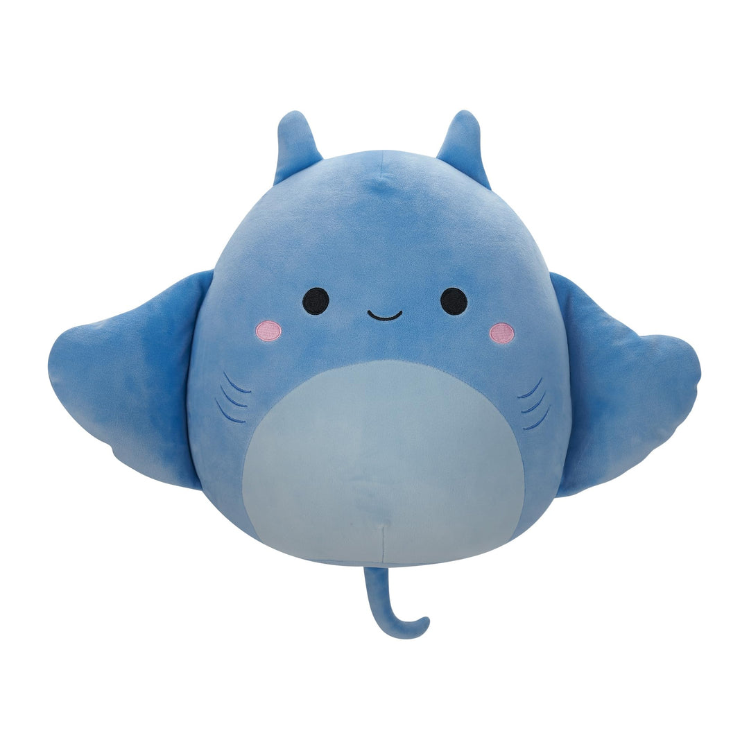 Squishmallows SQCR05429 - Lux der Mantarochen 30 cm, offizielles Jazwares Plüsch, superweiches Kusch