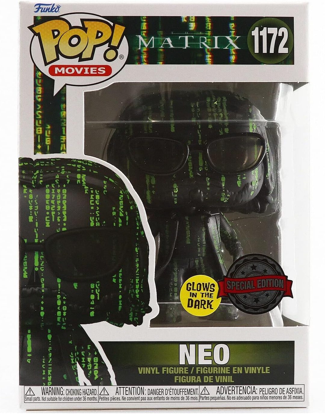 FUNKO POP! Movies: Neo (Matrix 4) Special Edition (Glows in Dark)