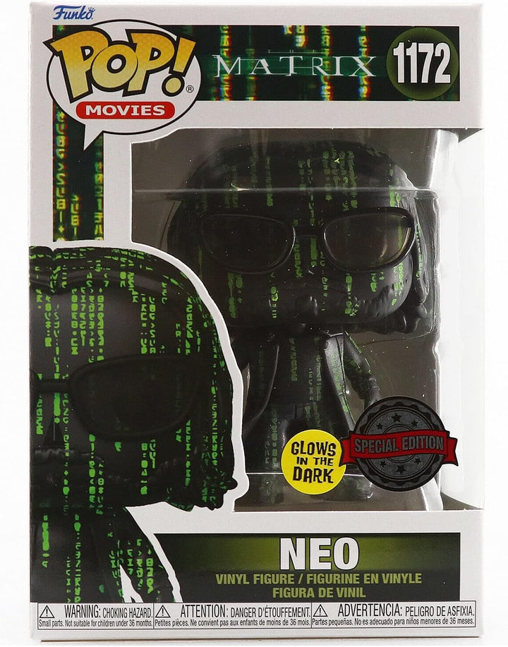 FUNKO POP! Movies: Neo (Matrix 4) Special Edition (Glows in Dark)