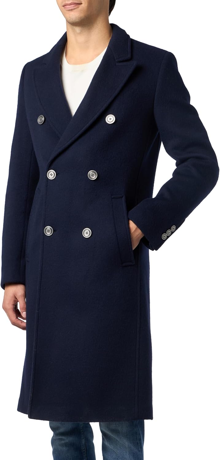 HUGO Herren Coat 106 Dark Blue405, 106 Dark Blue405