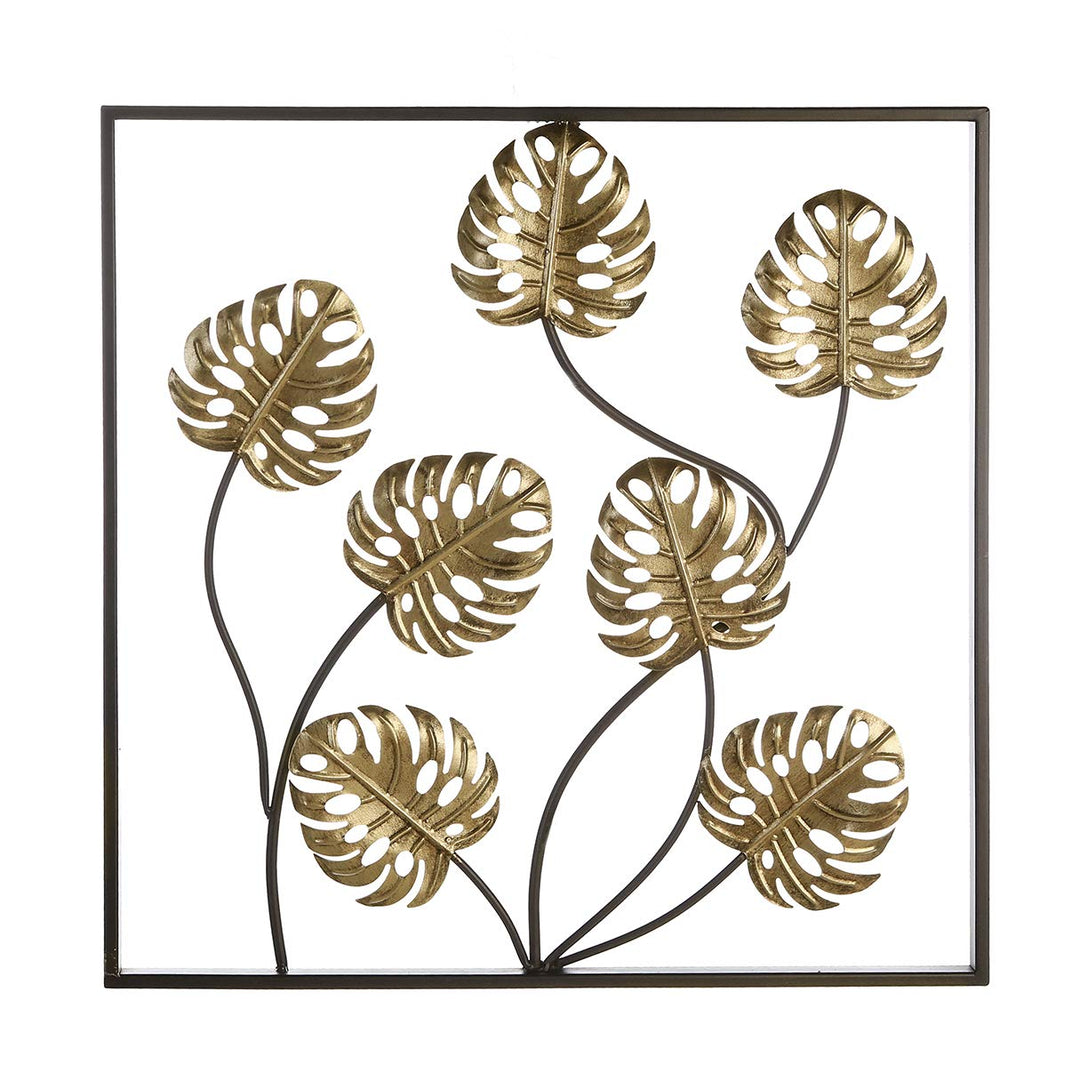 Casablanca Wanddeko Exotic Leaf Met,ant.cham60x60cm
