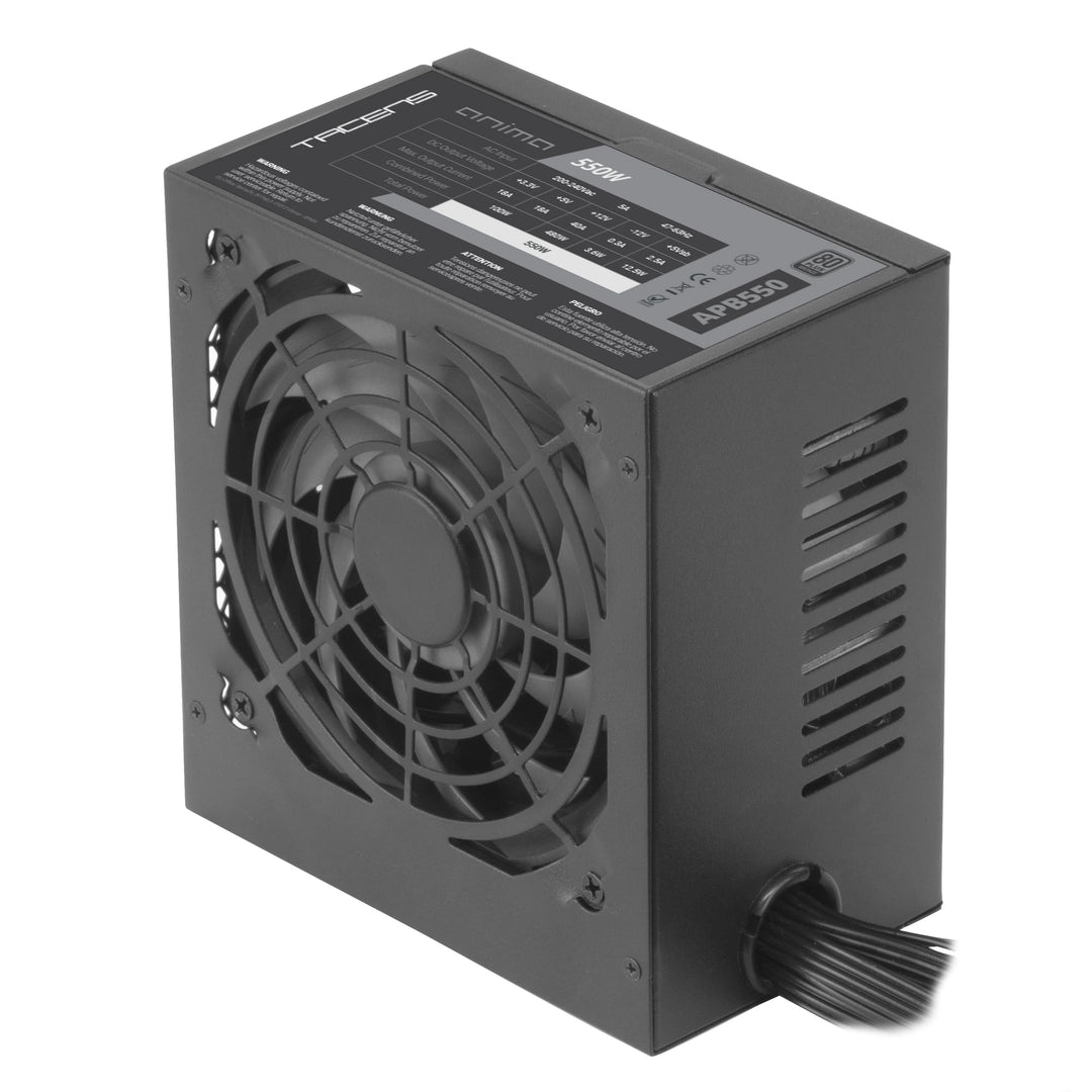 Tacens Anima APB550, Netzteil PC ATX 550W, 80Plus Bronze, 85% SMD Technologie, Ultraleiser 12cm Lüft