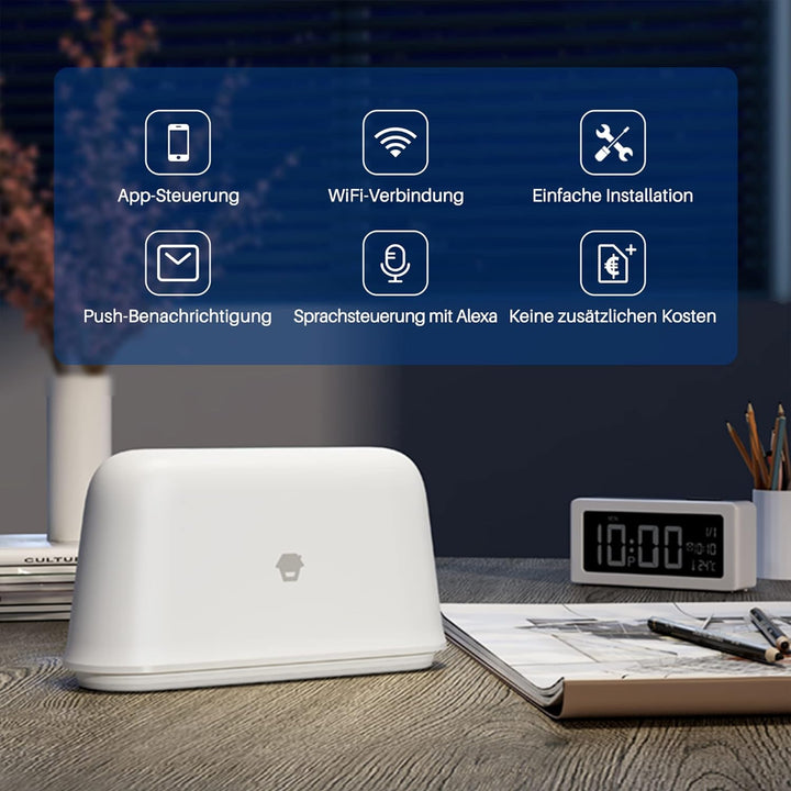 Chuango OV-300 - Smart WiFi Alarm System, kabelloses Haussicherheitssystem mit Basisstation, 97 db,