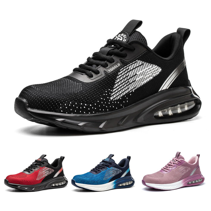 tqgold Sicherheitsschuhe Herren Damen Leicht Arbeitsschuhe Sportlich Schutzschuhe Stahlkappenschuhe